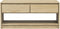 vidaXL - Salontafel - SAUDA - 99x55x45 - cm - massief - grenenhout - eikenkleurig