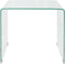 vidaXL - Salontafel - transparant - 49,5x50x45 - cm - gehard - glas