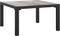 vidaXL - Salontafel - tuin - 55x55x31 - cm - DPC - en - staal - grijs