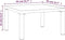 vidaXL - Salontafel - tuin - 55x55x31 - cm - DPC - en - staal - grijs