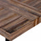 vidaXL - Salontafel - vierkant - gerecycled - teakhout