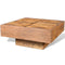 vidaXL - Salontafel - vierkant - massief - mangohout - bruin