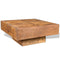vidaXL - Salontafel - vierkant - massief - mangohout - bruin