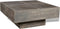 vidaXL - Salontafel - vierkant - massief - mangohout - donkerbruin