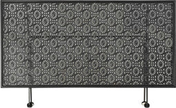 vidaXL - Salontafel - vintage - stijl - inklapbaar - 100x50x45 - cm - metaal - zwart