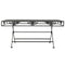 vidaXL - Salontafel - vintage - stijl - inklapbaar - 100x50x45 - cm - metaal - zwart