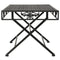 vidaXL - Salontafel - vintage - stijl - inklapbaar - 100x50x45 - cm - metaal - zwart