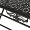 vidaXL - Salontafel - vintage - stijl - inklapbaar - 100x50x45 - cm - metaal - zwart