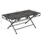 vidaXL - Salontafel - vintage - stijl - inklapbaar - 100x50x45 - cm - metaal - zwart