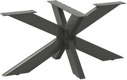 vidaXL - Salontafelpoot - spider - vorm - 98x58x(42-43) - cm - staal - antraciet