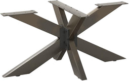 vidaXL - Salontafelpoot - spider - vorm - 98x58x(42-43) - cm - staal - naturel