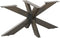 vidaXL - Salontafelpoot - spider - vorm - 98x58x(42-43) - cm - staal - naturel