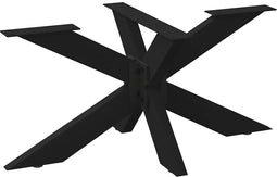 vidaXL - Salontafelpoot - spider - vorm - 98x58x(42-43) - cm - staal - zwart