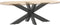 vidaXL - Salontafelpoot - spider - vorm - 98x58x(42-43) - cm - staal - antraciet