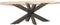 vidaXL - Salontafelpoot - spider - vorm - 98x58x(42-43) - cm - staal - naturel