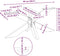 vidaXL - Salontafelpoot - spider - vorm - 98x58x(42-43) - cm - staal - antraciet