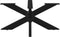 vidaXL - Salontafelpoot - spider - vorm - 98x58x(42-43) - cm - staal - zwart