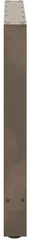 vidaXL - Salontafelpoten - 2 - st - 100x(72-73) - cm - staal - naturel