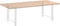 vidaXL - Salontafelpoten - 2 - st - 100x(72-73) - cm - staal - wit