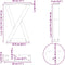vidaXL - Salontafelpoten - 2 - st - 28x(42-43,3) - cm - staal - antraciet