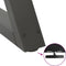 vidaXL - Salontafelpoten - 2 - st - 28x(42-43,3) - cm - staal - antraciet
