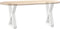 vidaXL - Salontafelpoten - 2 - st - 28x(42-43,3) - cm - staal - wit