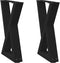 vidaXL - Salontafelpoten - 2 - st - 28x(42-43,3) - cm - staal - zwart