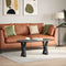 vidaXL - Salontafelpoten - 2 - st - 28x(42-43,3) - cm - staal - zwart