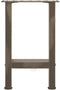 vidaXL - Salontafelpoten - 2 - st - 28x(42-43) - cm - staal - naturel