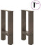 vidaXL - Salontafelpoten - 2 - st - 28x(42-43) - cm - staal - naturel