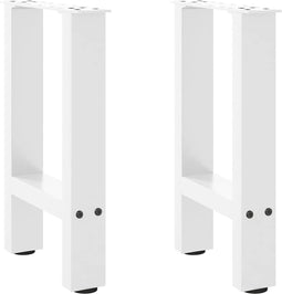 vidaXL - Salontafelpoten - 2 - st - 28x(42-43) - cm - staal - wit