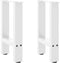 vidaXL - Salontafelpoten - 2 - st - 28x(42-43) - cm - staal - wit