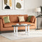 vidaXL - Salontafelpoten - 2 - st - 28x(42-43) - cm - staal - wit