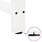 vidaXL - Salontafelpoten - 2 - st - 28x(42-43) - cm - staal - wit
