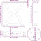 vidaXL - Salontafelpoten - 2 - st - 30x(30-31,3) - cm - staal - antraciet