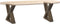 vidaXL - Salontafelpoten - 2 - st - 30x(30-31,3) - cm - staal - naturel