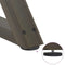 vidaXL - Salontafelpoten - 2 - st - 30x(30-31,3) - cm - staal - naturel