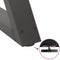 vidaXL - Salontafelpoten - 2 - st - 30x(30-31,3) - cm - staal - antraciet
