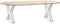 vidaXL - Salontafelpoten - 2 - st - 30x(30-31,3) - cm - staal - wit
