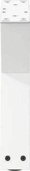 vidaXL - Salontafelpoten - 2 - st - 30x(30-31,3) - cm - staal - wit