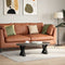 vidaXL - Salontafelpoten - 2 - st - 30x(30-31,3) - cm - staal - zwart