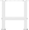vidaXL - Salontafelpoten - 2 - st - 30x(30-31) - cm - staal - wit