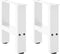 vidaXL - Salontafelpoten - 2 - st - 30x(30-31) - cm - staal - wit