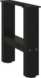 vidaXL - Salontafelpoten - 2 - st - 30x(30-31) - cm - staal - zwart