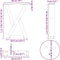 vidaXL - Salontafelpoten - 2 - st - 38x(42-43,3) - cm - staal - antraciet
