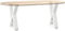 vidaXL - Salontafelpoten - 2 - st - 38x(42-43,3) - cm - staal - wit
