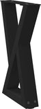 vidaXL - Salontafelpoten - 2 - st - 38x(42-43,3) - cm - staal - zwart