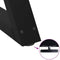 vidaXL - Salontafelpoten - 2 - st - 38x(42-43,3) - cm - staal - zwart