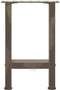 vidaXL - Salontafelpoten - 2 - st - 38x(42-43) - cm - staal - naturel