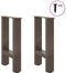 vidaXL - Salontafelpoten - 2 - st - 38x(42-43) - cm - staal - naturel